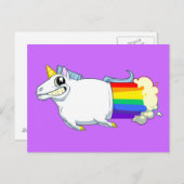 Unicoron Furzen Postkarte (Vorne/Hinten)