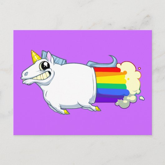 Unicoron Furzen Postkarte (Vorderseite)