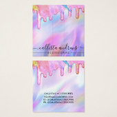 Unicoron Holographic Glitzer Tropfen Hair Clip Dis (Vorne & Hinten)