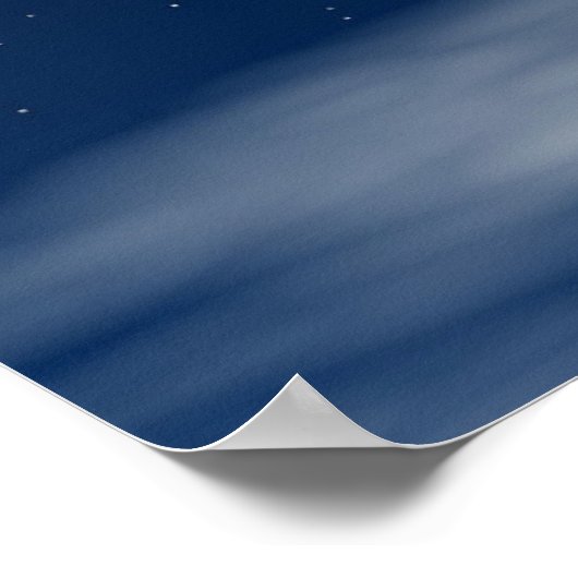 Unicoron Moon Magic Wall Art Poster Print (Ecke)