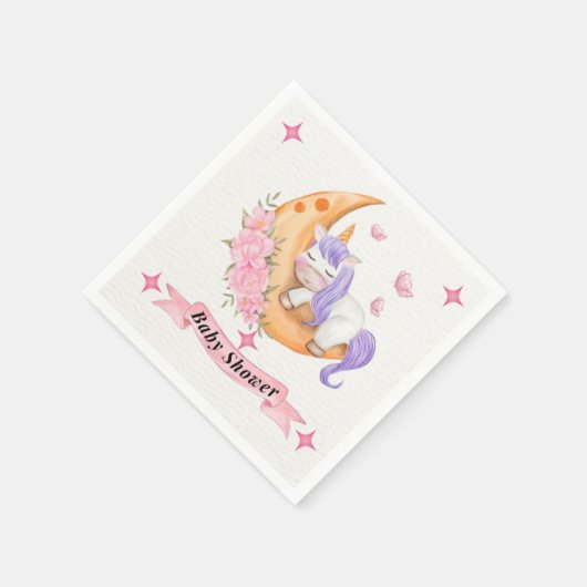 Unicoron Party Baby Shower Paper und Party Napkins Serviette (Ecke)