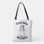 Unicoron Reader - Tote Bag, Mittel Tasche (Rückseite)