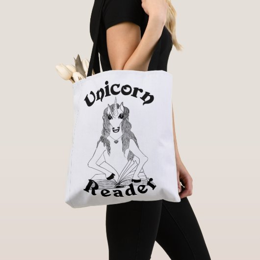 Unicoron Reader - Tote Bag, Mittel Tasche (Von Nahem)