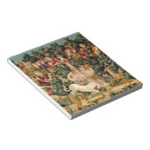 Unicoron Tapestries gefunden Mythos vom Mittelalte Notizblock (angewinkelt)