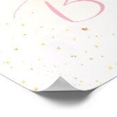 Unicorone Baby Dusche Baby Dusche Begrüßungszeiche Poster (Ecke)