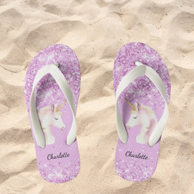 Unicorrosa Glitzer Kinderbadesandalen (Von Creator hochgeladen)