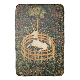 UNICORS UND GOTHIC FANTASY BLUME, FLORALMOTIFEN BADEMATTE