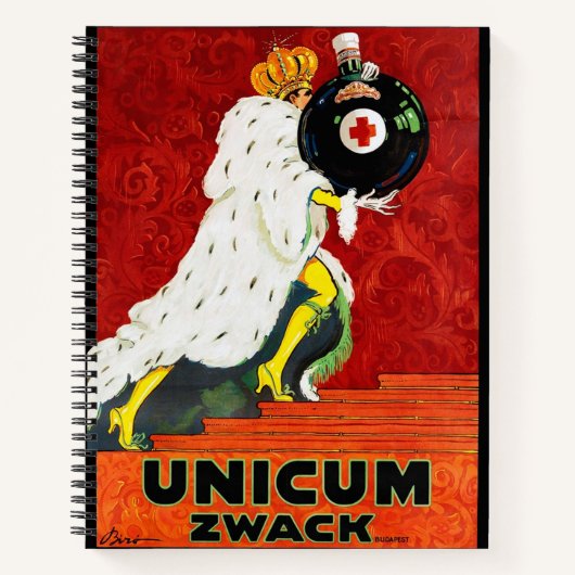 Unicum Zwack Notizblock (Vorderseite)