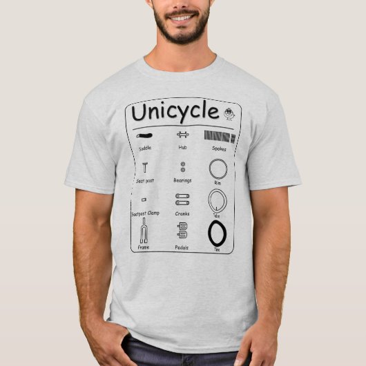 Unicycle T-Shirt (Vorderseite)