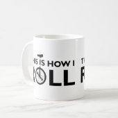 Unicycle, wie ich lustige Tasse rolle (Vorderseite Links)