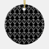 Unicycles Keramik Ornament (Vorne)