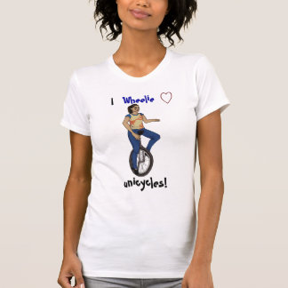Unicycles Liebe des Wheelie I! T-Shirt