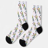 Unicycling Juggler Socken (Linkes Detail)