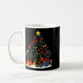 Unicycling Unicycle Christmas Tree Xmas Kaffeetasse (Links)