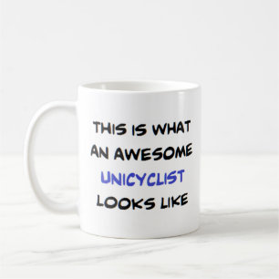 unicyclist, awesome kaffeetasse