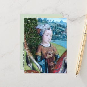 Unidentifizierte Jungfrau und Märtyrerin [Hl. Cäci Postkarte