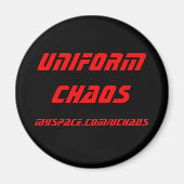 Uniform Chaos Magnet - Rot (Vorne)