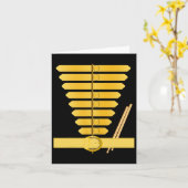 Uniform der amerikanischen Trommel-HauptKostümmarc Karte (Gelbe Blume)