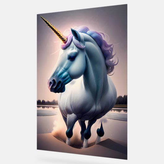 Uniform Illusion Puls - Einhorn Acrylschild (Winkel)