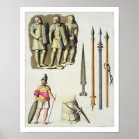 Uniform und Waffen römischer Legionäre, aus 'Le