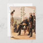 Uniformen der amerikanischen Armee Postkarte (Vorne/Hinten)