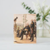 Uniformen der amerikanischen Armee Postkarte (Stehend Vorderseite)