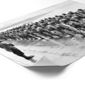 Uniformen-Masken bekämpfen Poster (Ecke)