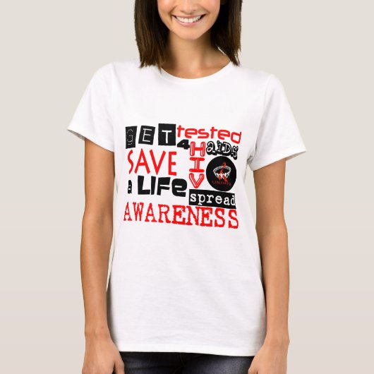 UNIHIV Graffiti-Reihe T-Shirt (Vorderseite)