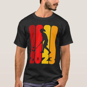 Unihockey Player Season 2023 Women and Girl Play F T-Shirt