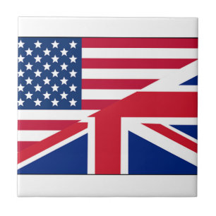 UniJack American Flag Muster Stars Streifen Fliese
