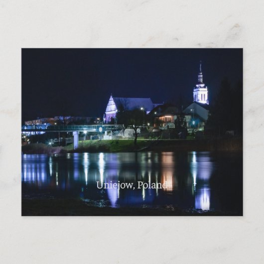 Unijow, Lodz, Polen Postkarte (Vorderseite)