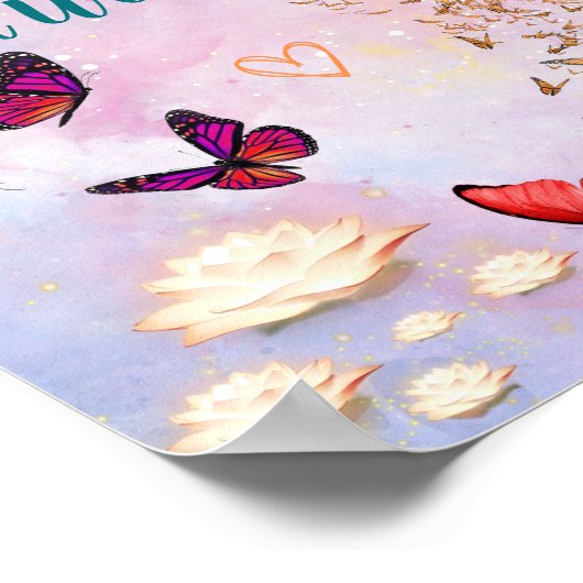 Unikate bald wieder gesund Poster (Ecke)