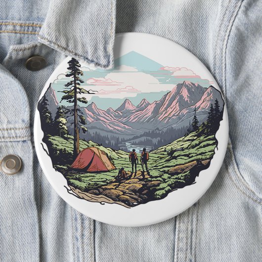 Unikate, retro/Vintage Grafik Button (Beispiel)