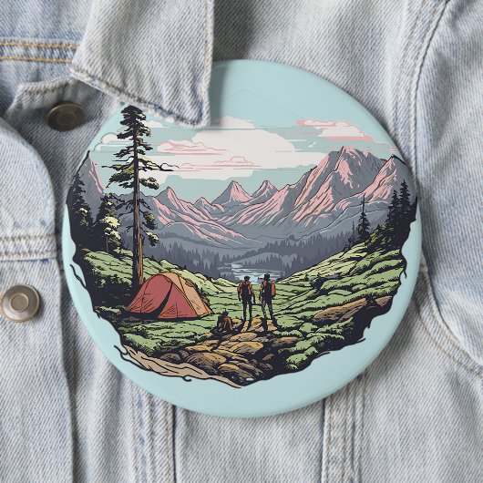 Unikate, retro/Vintage Grafik Button (Beispiel)