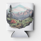 Unikate, retro/Vintage Grafik Dosenkühler (Vorderseite)