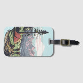 Unikate, retro/Vintage Grafik Gepäckanhänger (Vorderseite (Horizontal))