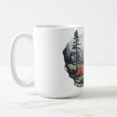 Unikate, retro/Vintage Grafik Kaffeetasse (Links)