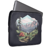 Unikate, retro/Vintage Grafik Laptopschutzhülle (Vorne Rechts)