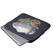 Unikate, retro/Vintage Grafik Laptopschutzhülle (Vorne Knopf)