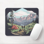 Unikate, retro/Vintage Grafik Mousepad (Mit Mouse)