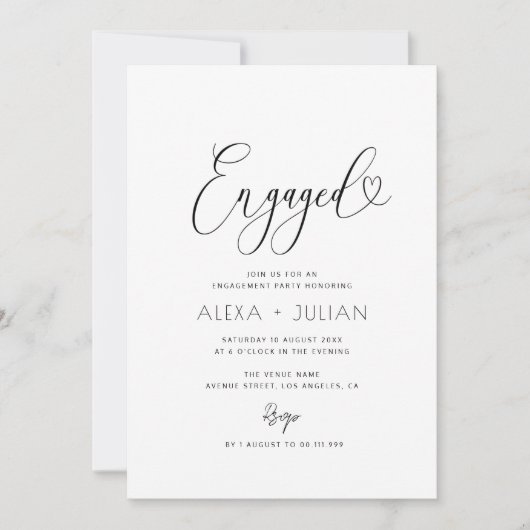 Unikate Skripter-schwarz-weiß-Gruppe Einladung (Vorderseite)