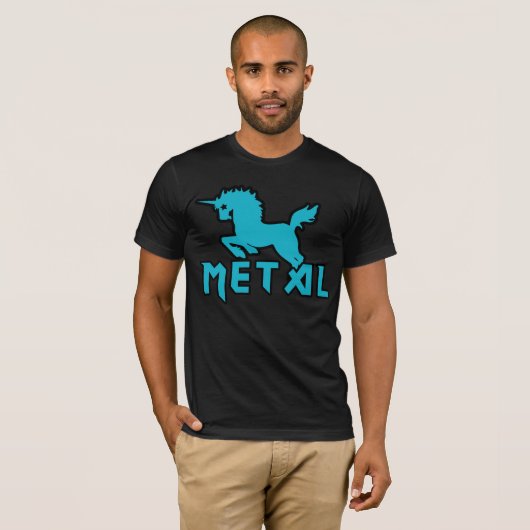 Unikorne sind Metall T-Shirt (Vorne ganz)