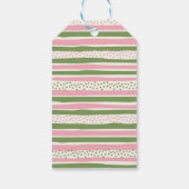 Unikorne und Dinosaurier Gemeinsame Geschenketiket Geschenkanhänger (Rückseite)