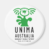 UNIMA Australia Magnet (Vorne)