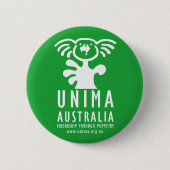 UNIMA Australien Abzeichen GRÜN Button (Vorderseite)