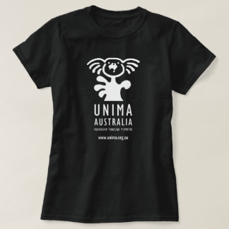 UNIMA Australien der T - Shirt-Schwarzes Frauen T-Shirt