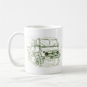 Unimog 401 Doka Kaffeetasse (Links)