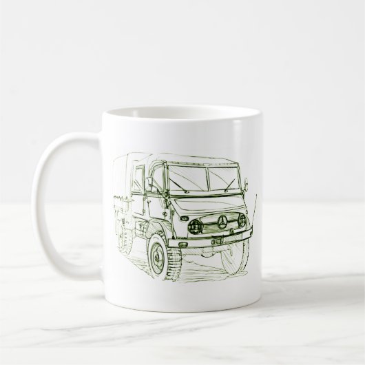 Unimog 401 Doka Kaffeetasse (Links)