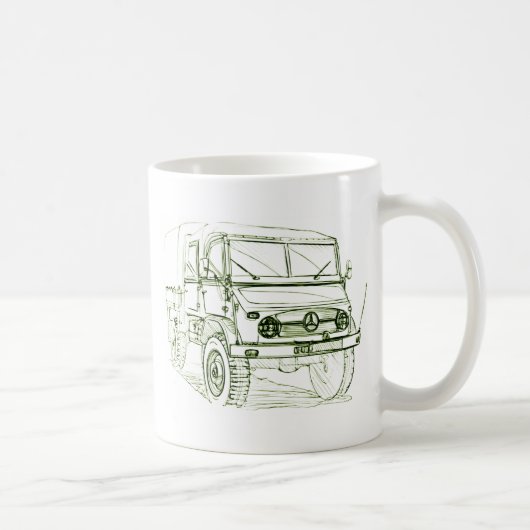 Unimog 401 Doka Kaffeetasse (Rechts)