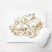 Unimog 421 Doka Mousepad (Mit Mouse)